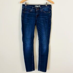 Levi’s Jeans Women Low Rise Skinny Dark Blue Wash Size 28